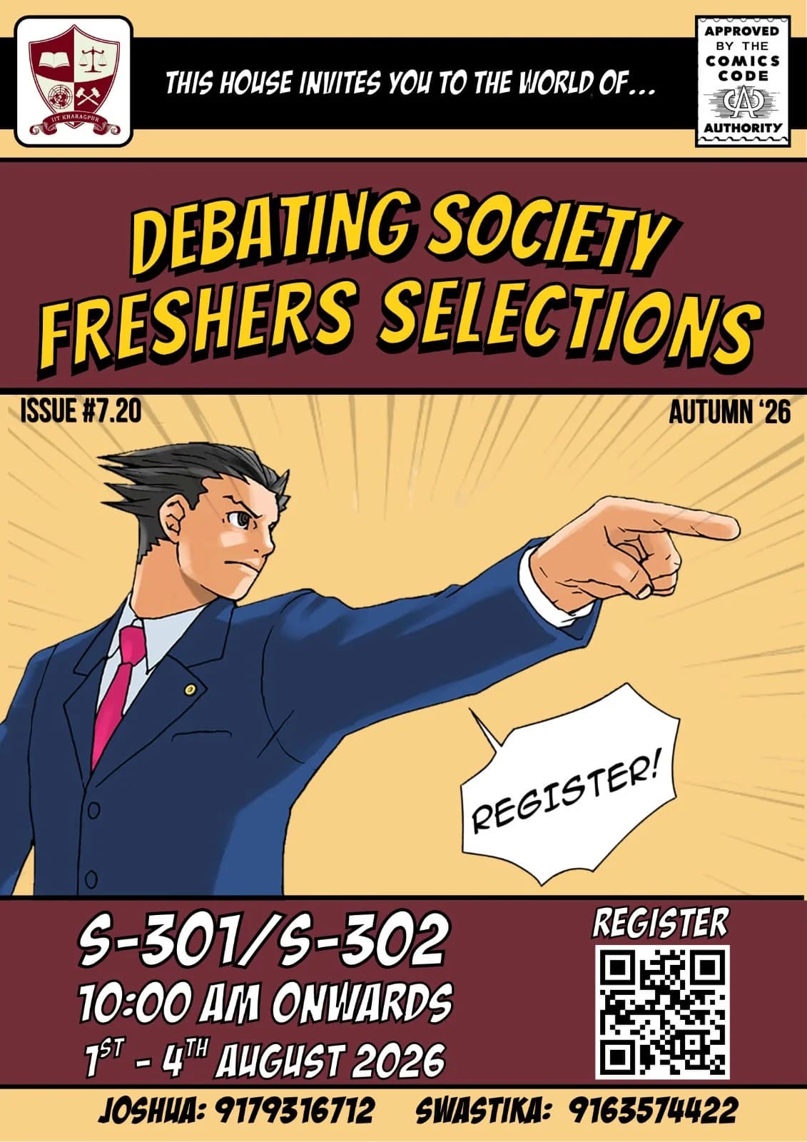 Debating Society Freshers Selections