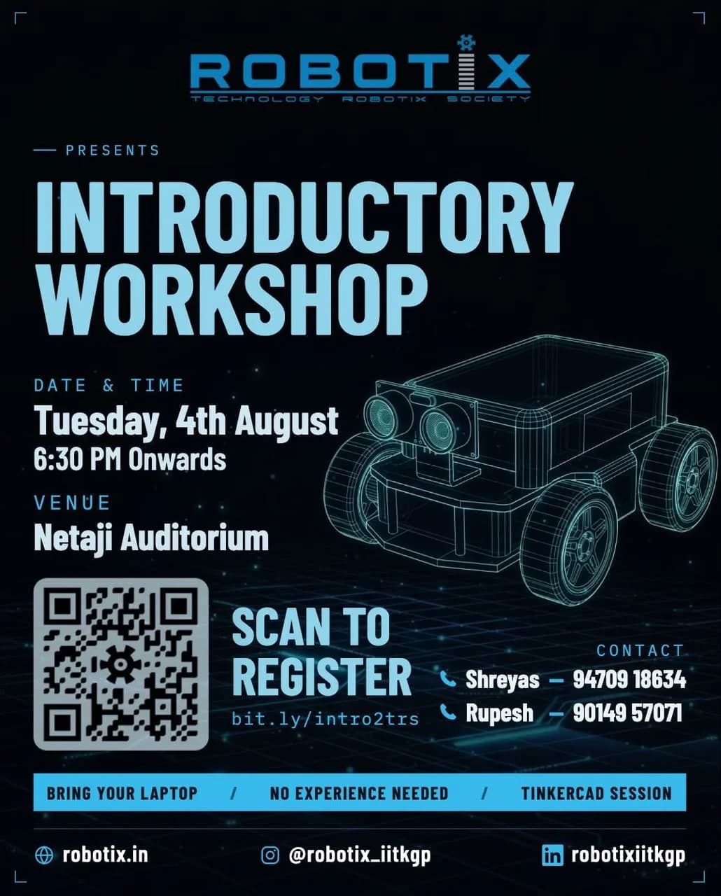 Technology Robotix Society Introductory Workshop